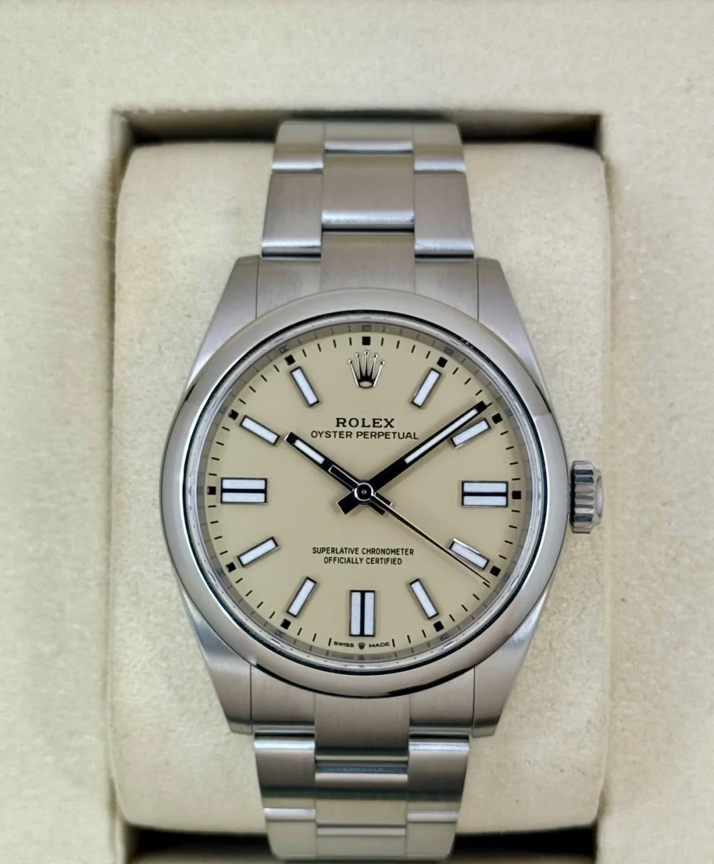 NEW 2025 Rolex Oyster Perpetual 41mm 134300 Beige Dial