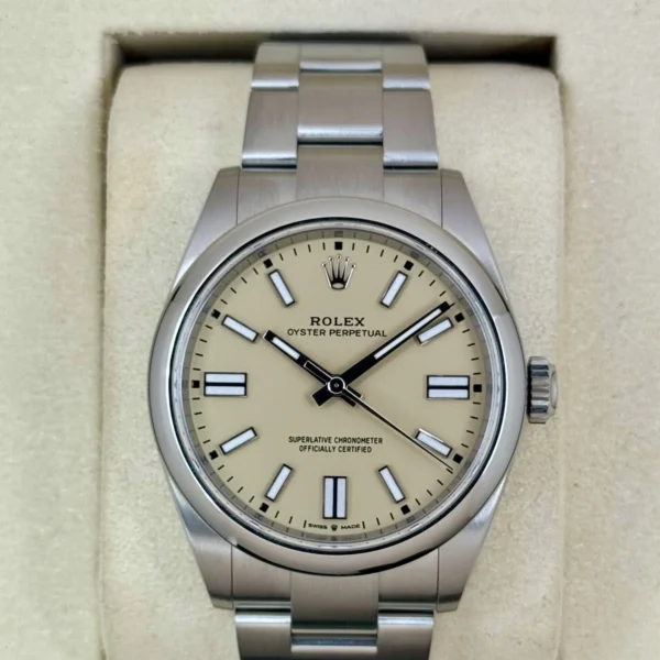 NEW 2025 Rolex Oyster Perpetual 41mm 134300 Beige Dial