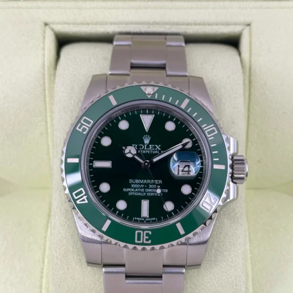 2012 Rolex Submariner “Hulk” 40mm 116610LV Green Dial