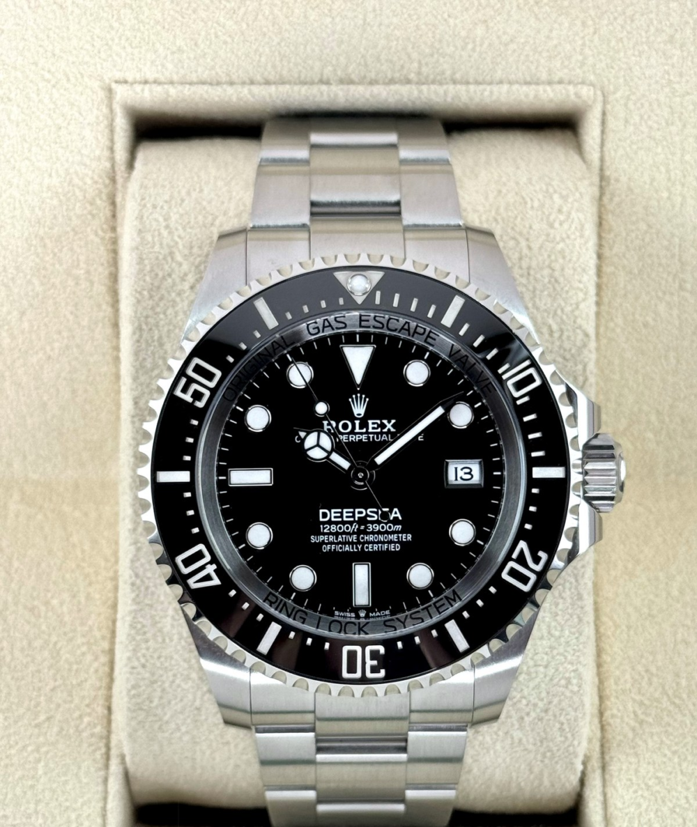 NEW 2025 Rolex Deepsea 44mm 136660 Stainless Steel Black Dial
