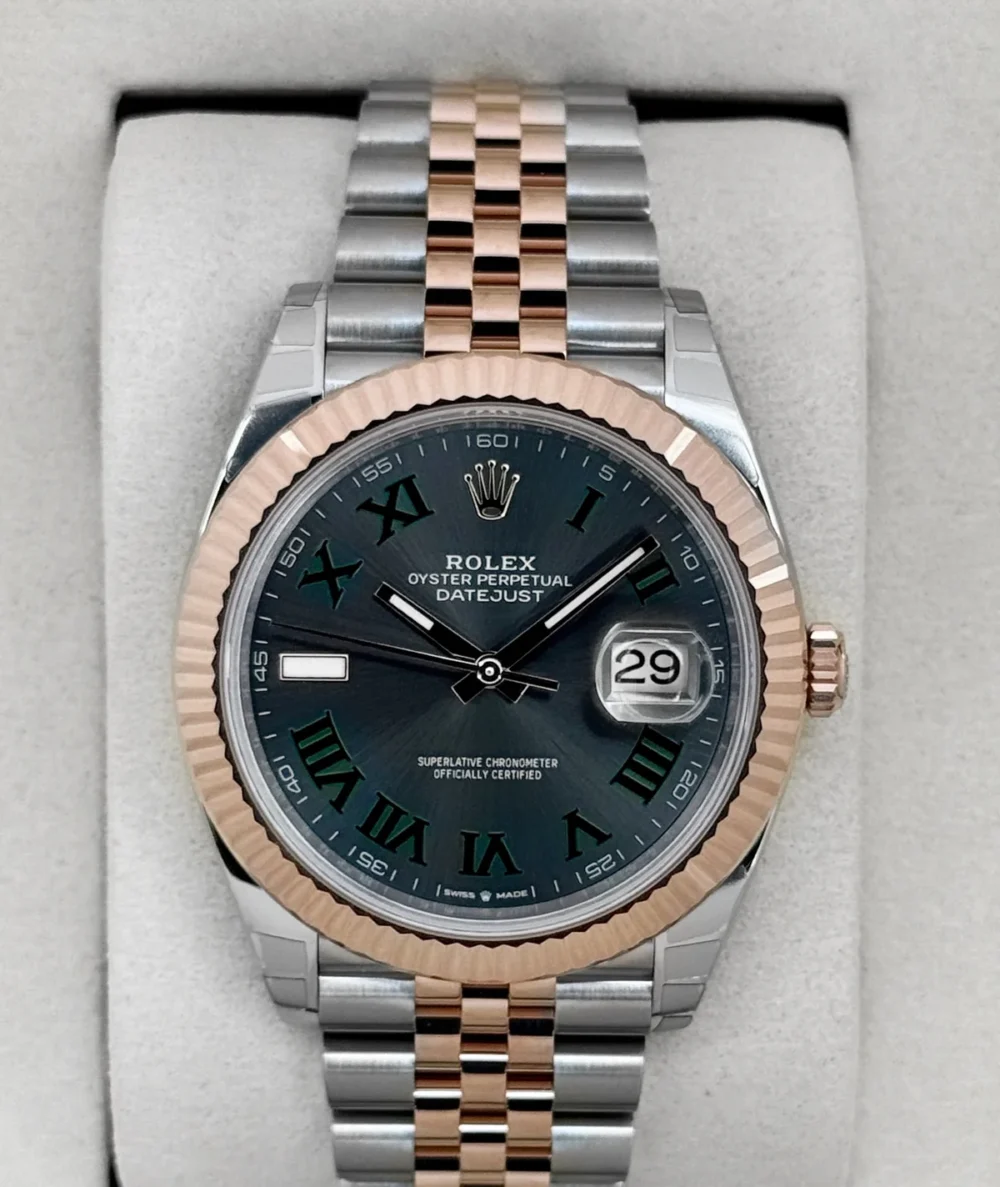 NEW 2026 Rolex Datejust 41mm 126331 Two-Tone Jubilee Wimbledon Dial (STICKERED)