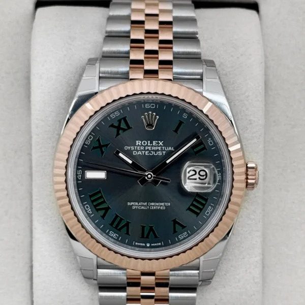 NEW 2026 Rolex Datejust 41mm 126331 Two-Tone Jubilee Wimbledon Dial (STICKERED)
