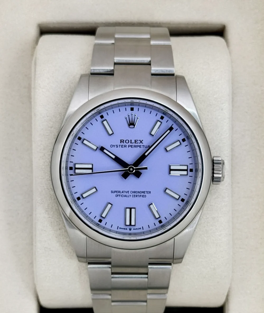 NEW 2025 Rolex Oyster Perpetual 41mm 134300 Lavender Dial (STICKERED)