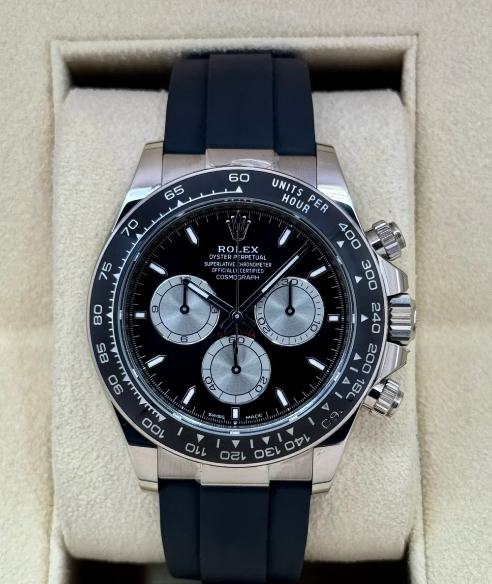 NEW 2025 Rolex Daytona "Baby Le Mans" 40mm 126519LN White Gold Black Dial