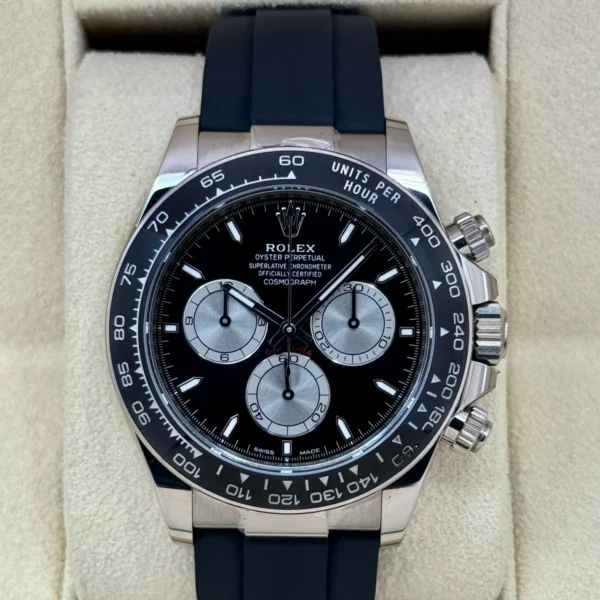 NEW 2025 Rolex Daytona "Baby Le Mans" 40mm 126519LN White Gold Black Dial