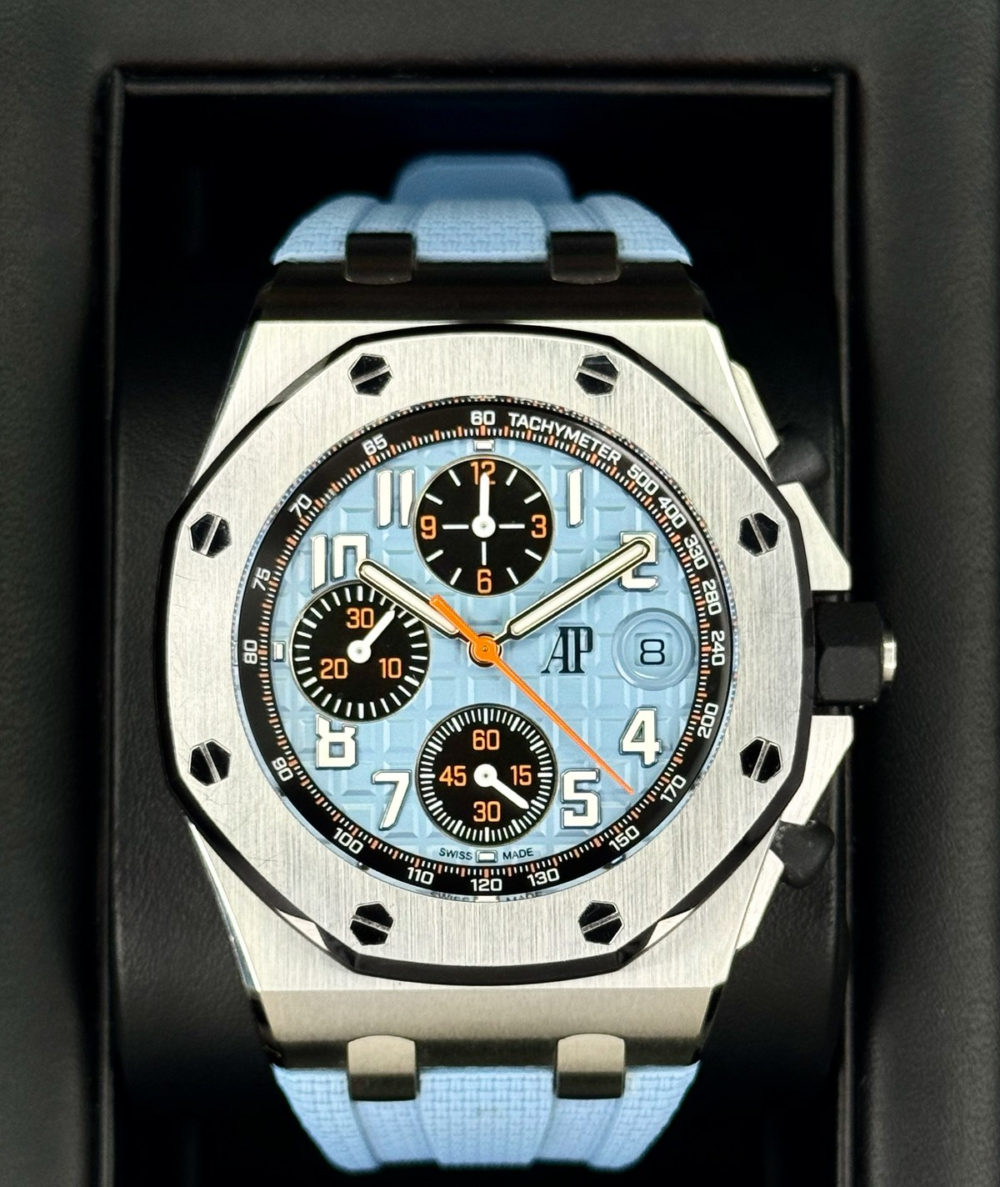 2023 Audemars Piguet Royal Oak Offshore Chrono 42mm 26238ST Blue Dial