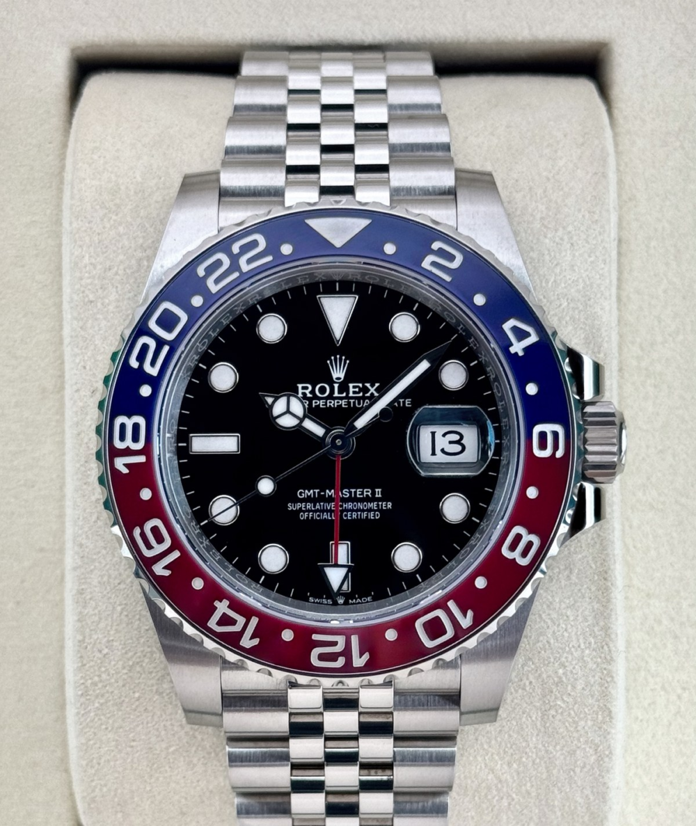 NEW 2025 Rolex GMT-Master II "Pepsi" 40mm 126710BLRO Jubilee