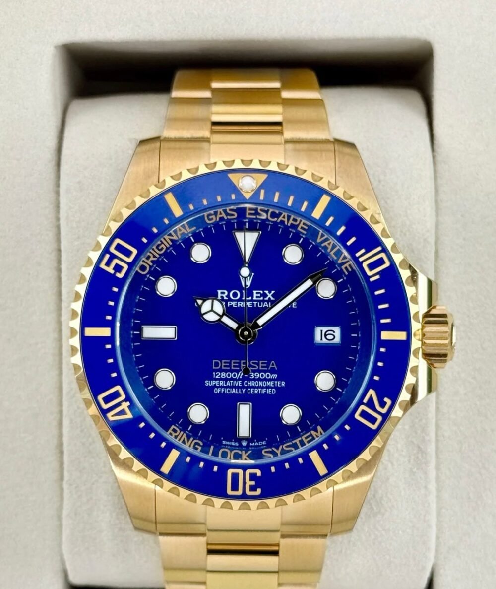 NEW 2026 Rolex Deepsea 44mm 136668LB 18K Yellow Gold Blue Dial