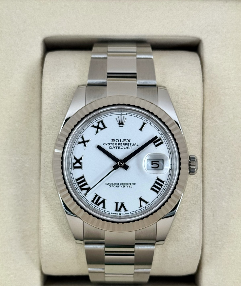 NEW 2026 Rolex Datejust 41mm 126334 Stainless Steel Oyster White Dial