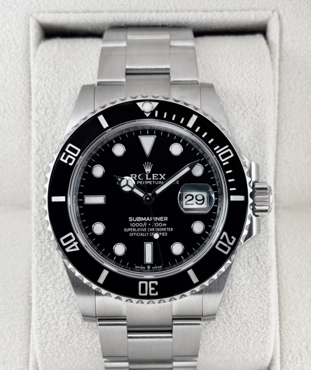 2024 Rolex Submariner 41mm 126610LN Stainless Steel Black Dial