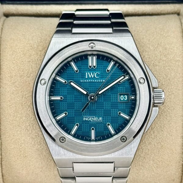 2023 IWC Ingenieur Automatic 40mm IW328903 Stainless Steel Aqua Dial