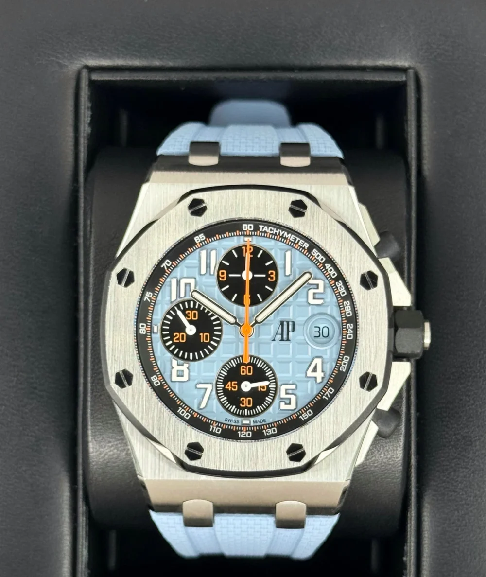 2022 Audemars Piguet Royal Oak Offshore Chrono 42mm 26238ST Blue Dial