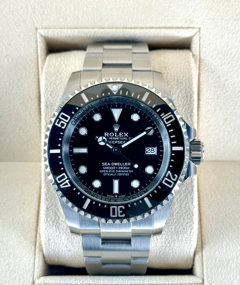 2024 Rolex Deepsea 44mm 136660 Stainless Steel Black Dial
