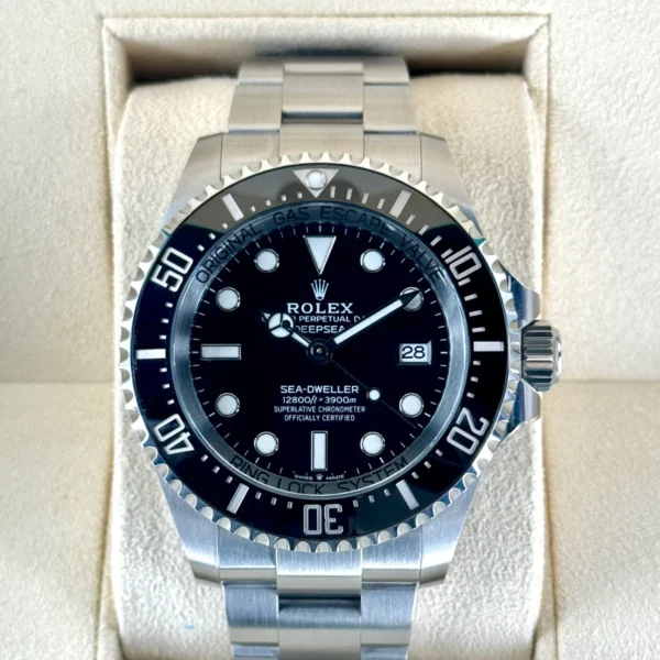 2024 Rolex Deepsea 44mm 136660 Stainless Steel Black Dial