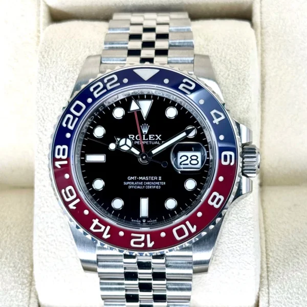 NEW 2024 Rolex GMT-Master II "Pepsi" 40mm 126710BLRO Jubilee