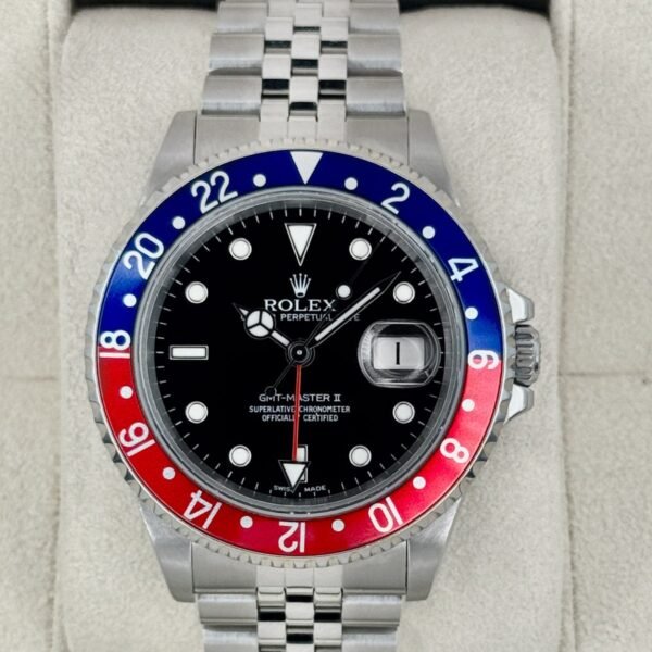 2004 Rolex GMT-Master II "Pepsi/Coke/Black" 40mm 16710LN Jubilee (CPO)