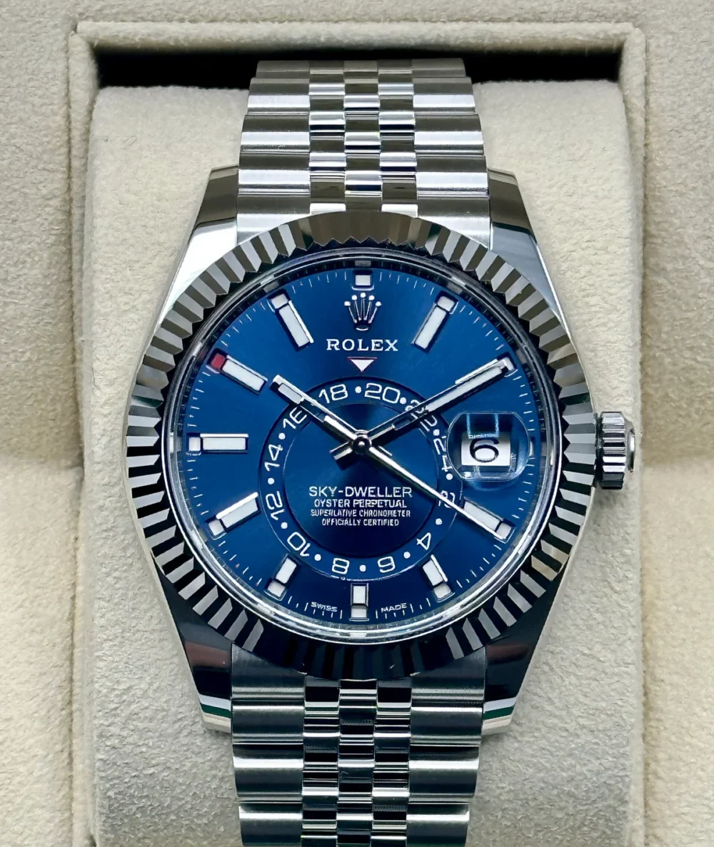 NEW Rolex 2023 Sky-Dweller 42mm 326934 Jubilee Blue Dial