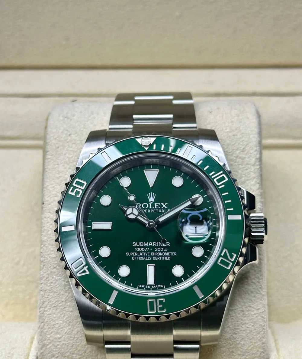 2015 Rolex Submariner "Hulk" 40mm 116610LV Green Dial