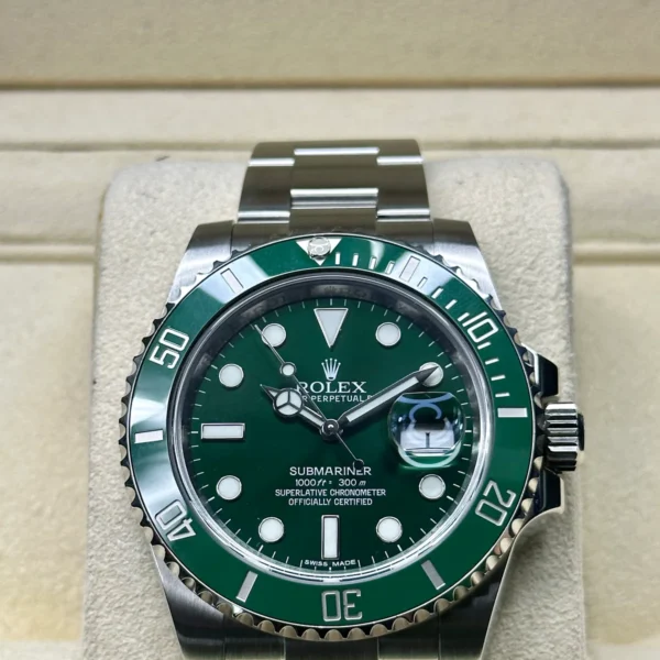 2015 Rolex Submariner "Hulk" 40mm 116610LV Green Dial
