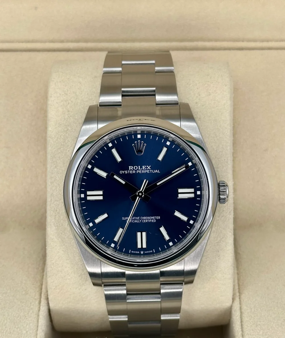 NEW 2025 Rolex Oyster Perpetual 41mm 124300 Blue Dial