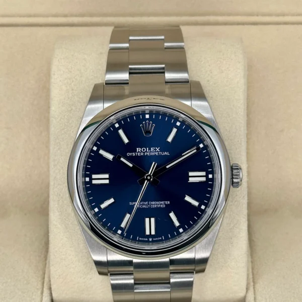 NEW 2025 Rolex Oyster Perpetual 41mm 124300 Blue Dial