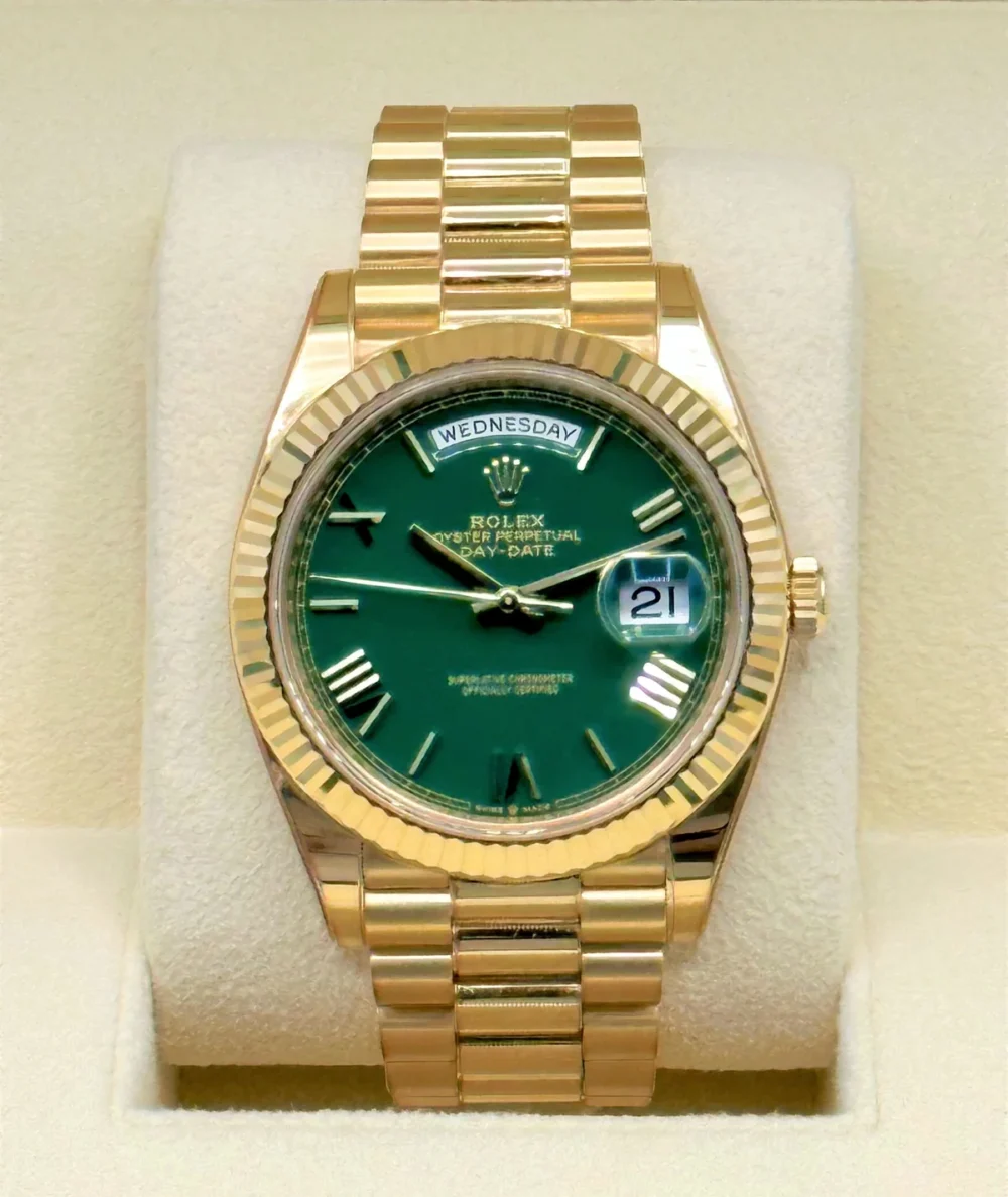 2023 Rolex Day-Date 40mm 228238 Presidential Green Dial