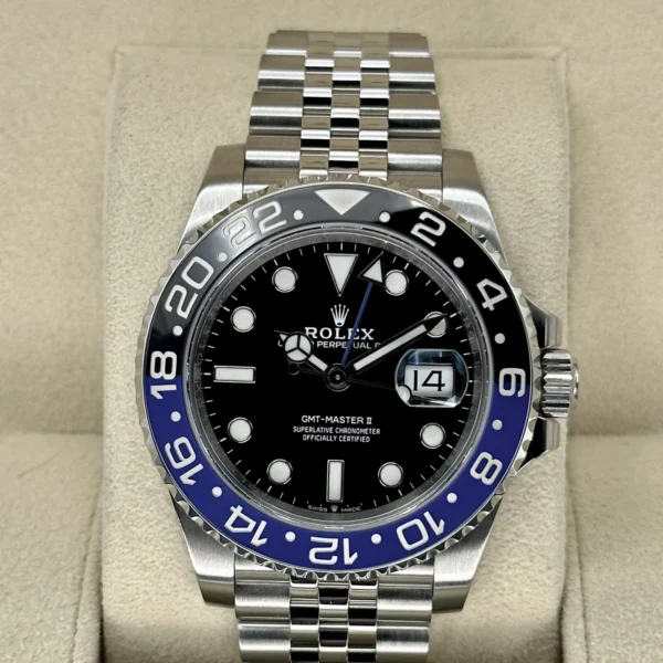 2021 Rolex GMT-Master II "Batgirl" 40mm 126710BLNR Jubilee Black Dial