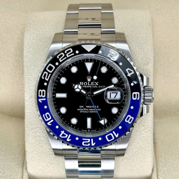 NEW 2023 Rolex GMT-Master II "Batman" 40mm 126710BLNR Oyster