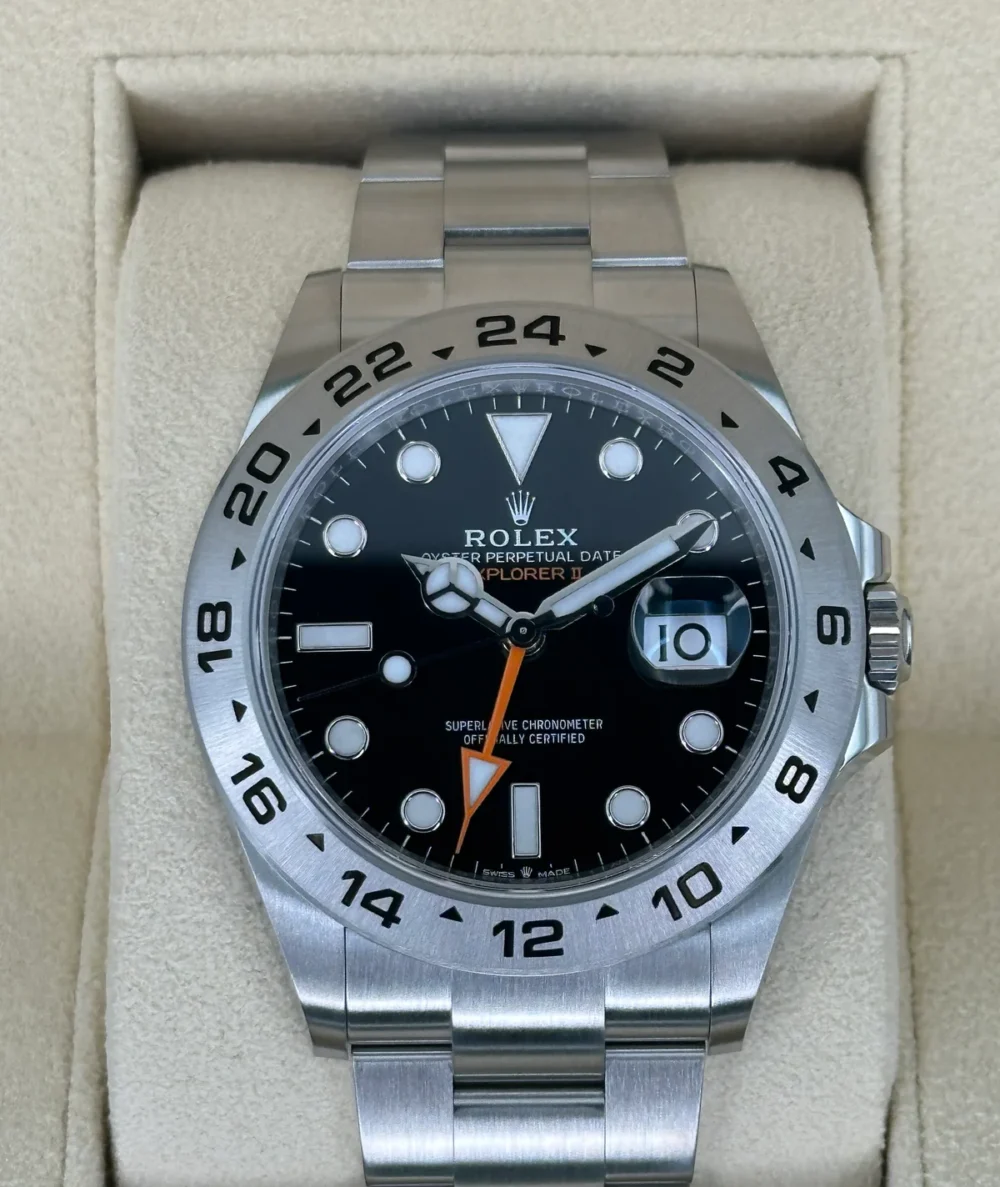 2023 Rolex Explorer II 42mm 226570 Black Dial