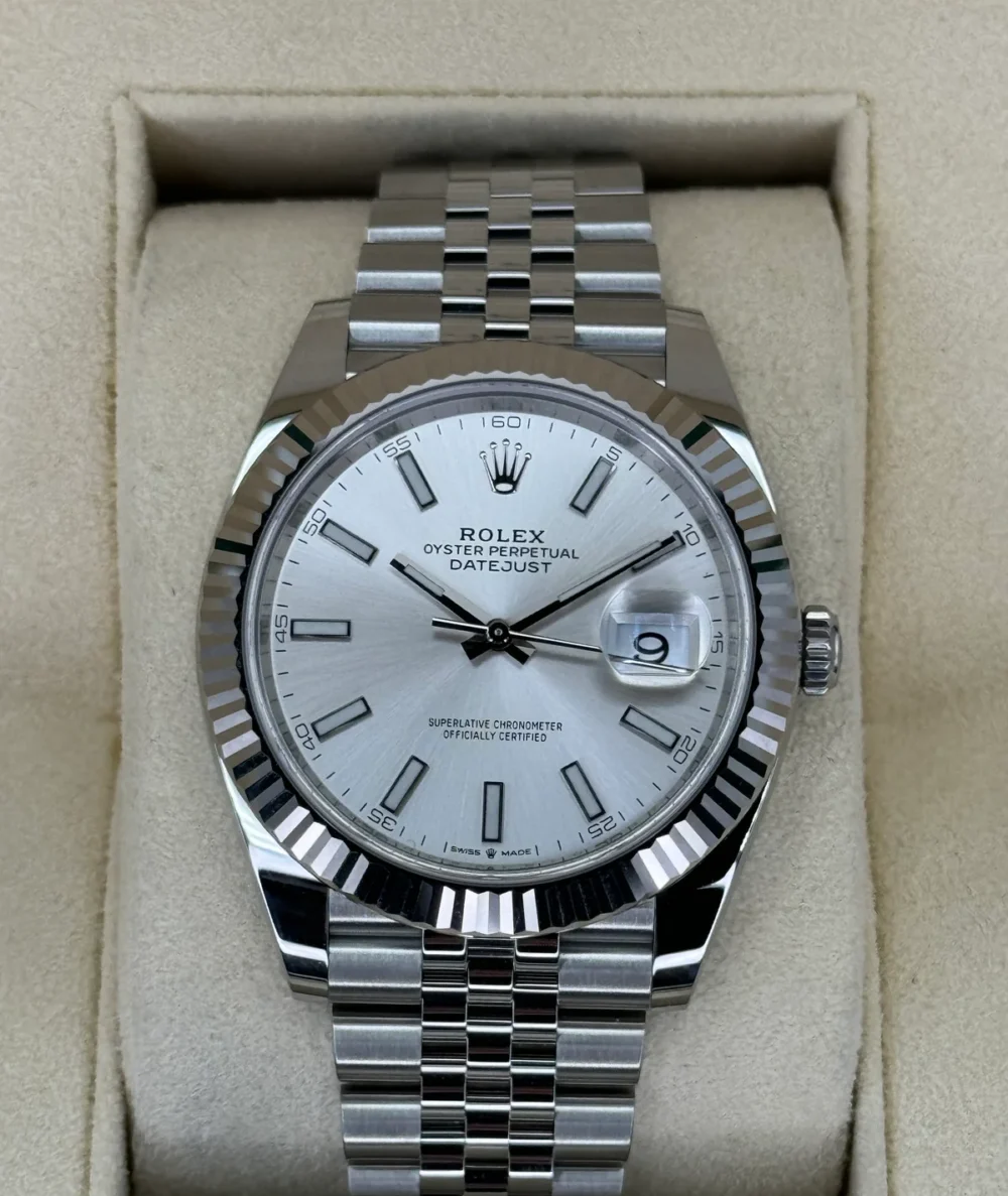 NEW 2023 Rolex Datejust 41mm 126334 Stainless Steel Jubilee Silver Dial
