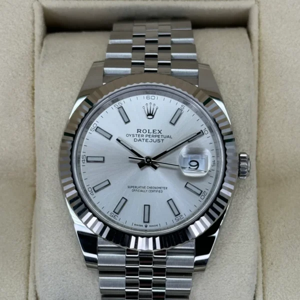 NEW 2023 Rolex Datejust 41mm 126334 Stainless Steel Jubilee Silver Dial
