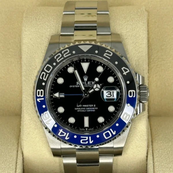 NEW 2023 Rolex GMT-Master II "Batman" 40mm 126710BLNR Oyster