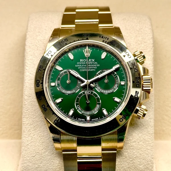 NEW 2021 Rolex Daytona "John Mayer" 40mm 116508 Yellow Gold Green Dial