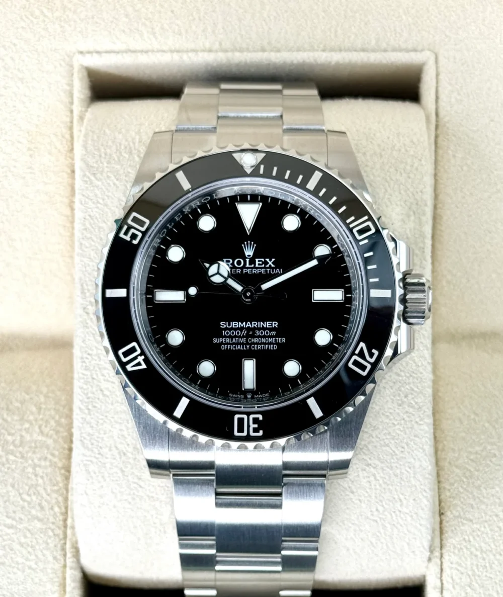 2023 Rolex Submariner 41mm 124060 Stainless Steel Black Dial