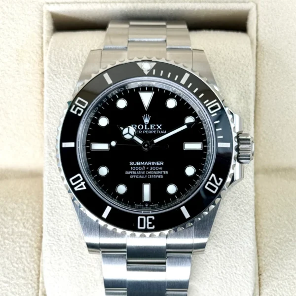 2023 Rolex Submariner 41mm 124060 Stainless Steel Black Dial