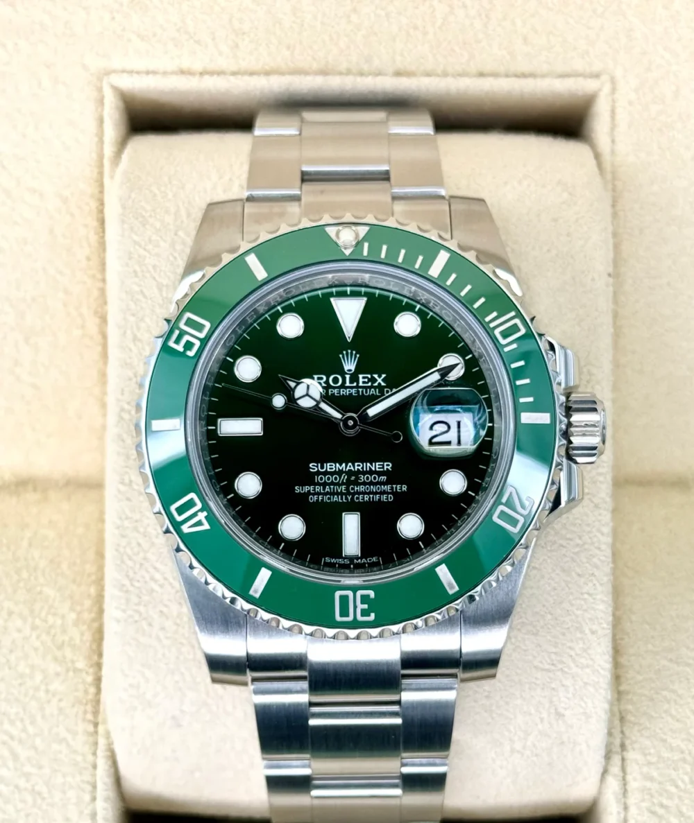 2017 Rolex Submariner "Hulk" 40mm 116610LV Green Dial