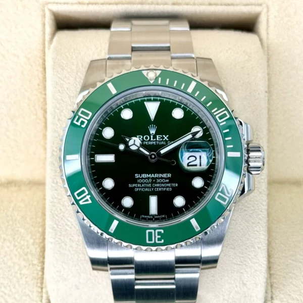 2017 Rolex Submariner "Hulk" 40mm 116610LV Green Dial
