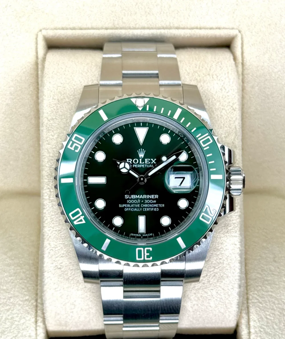 2018 Rolex Submariner “Hulk” 40mm 116610LV Green Dial
