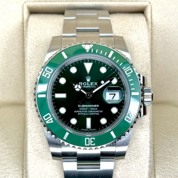 2018 Rolex Submariner “Hulk” 40mm 116610LV Green Dial