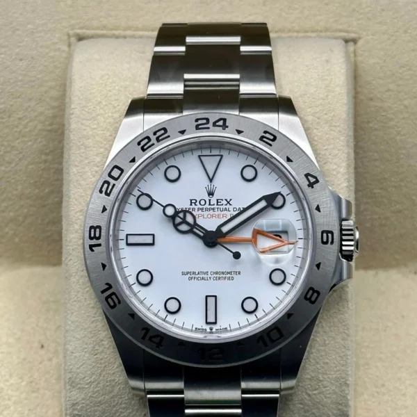 NEW 2024 Rolex Explorer II 42mm 226570 Polar White Dial