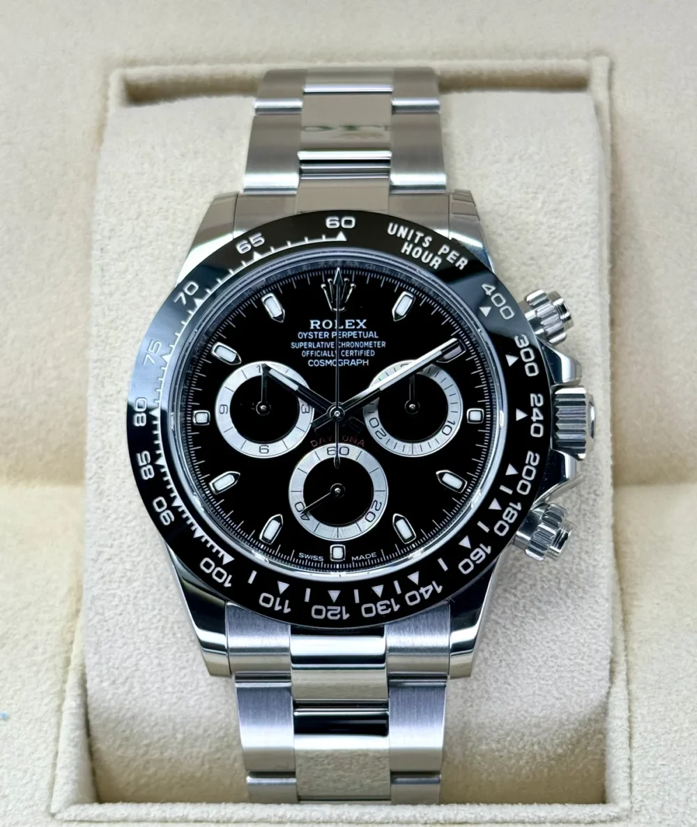 NEW 2022 Rolex Daytona 40mm 116500LN Stainless Steel Black Dial