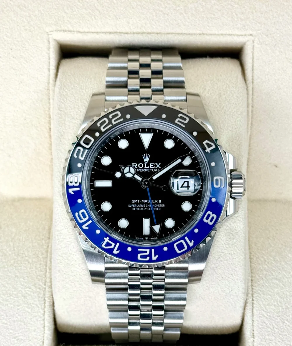 2019 Rolex GMT-Master II “Batgirl” 40mm 126710BLNR Jubilee Black Dial