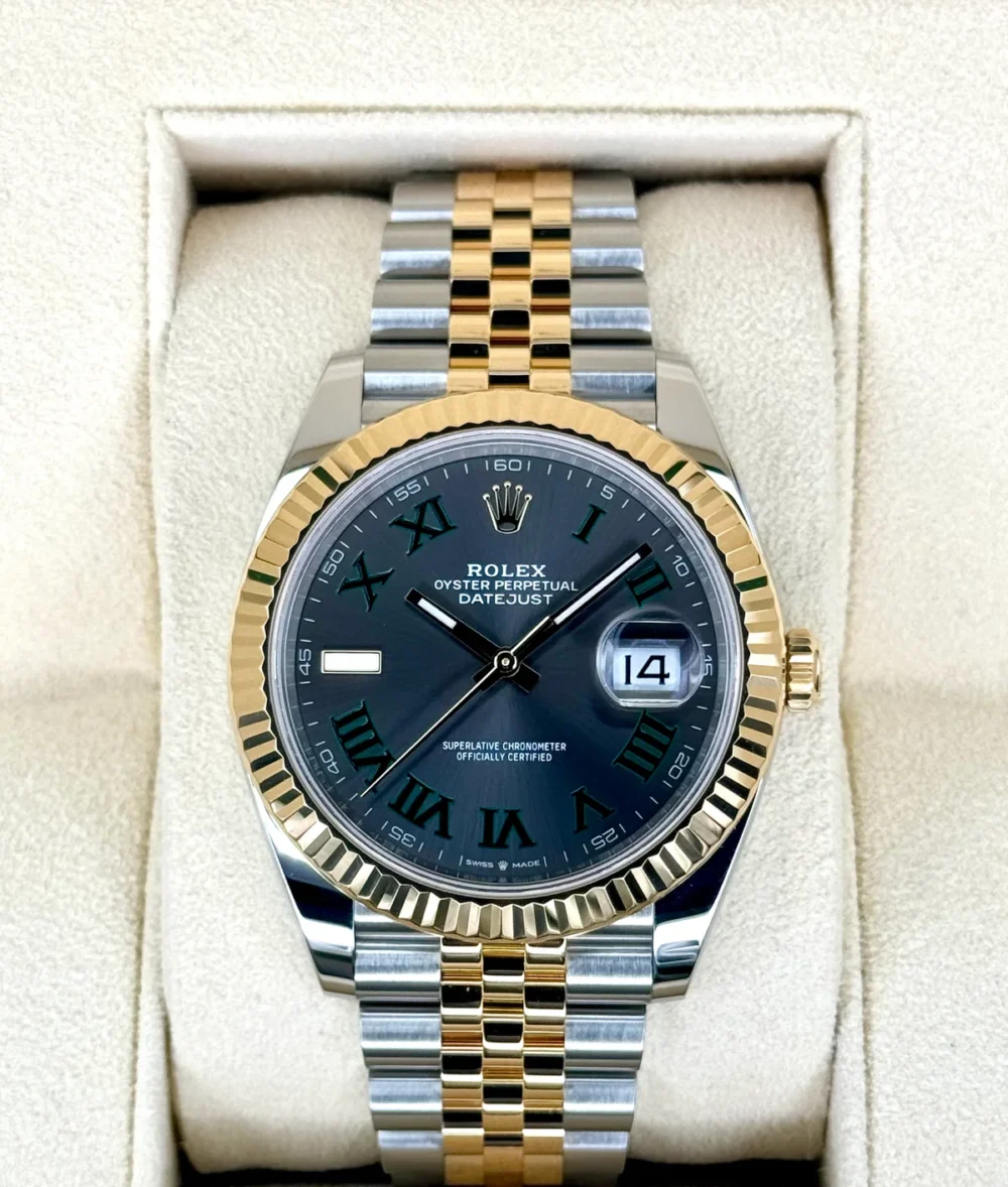 NEW 2024 Rolex Datejust 41mm 126333 Two-Tone Jubilee Wimbledon Dial
