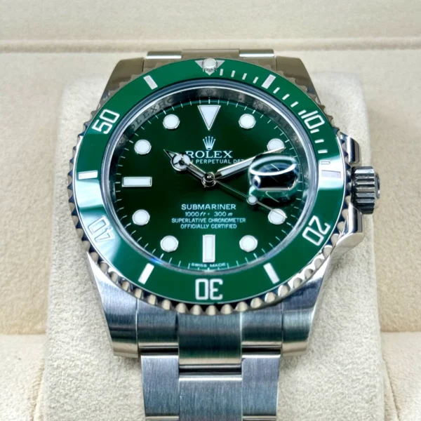 2015 Rolex Submariner "Hulk" 40mm 116610LV Green Dial