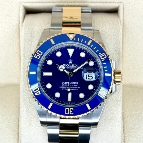 2020 Rolex Submariner "Bluesy" 41mm 126613LB Two-Tone Blue Dial