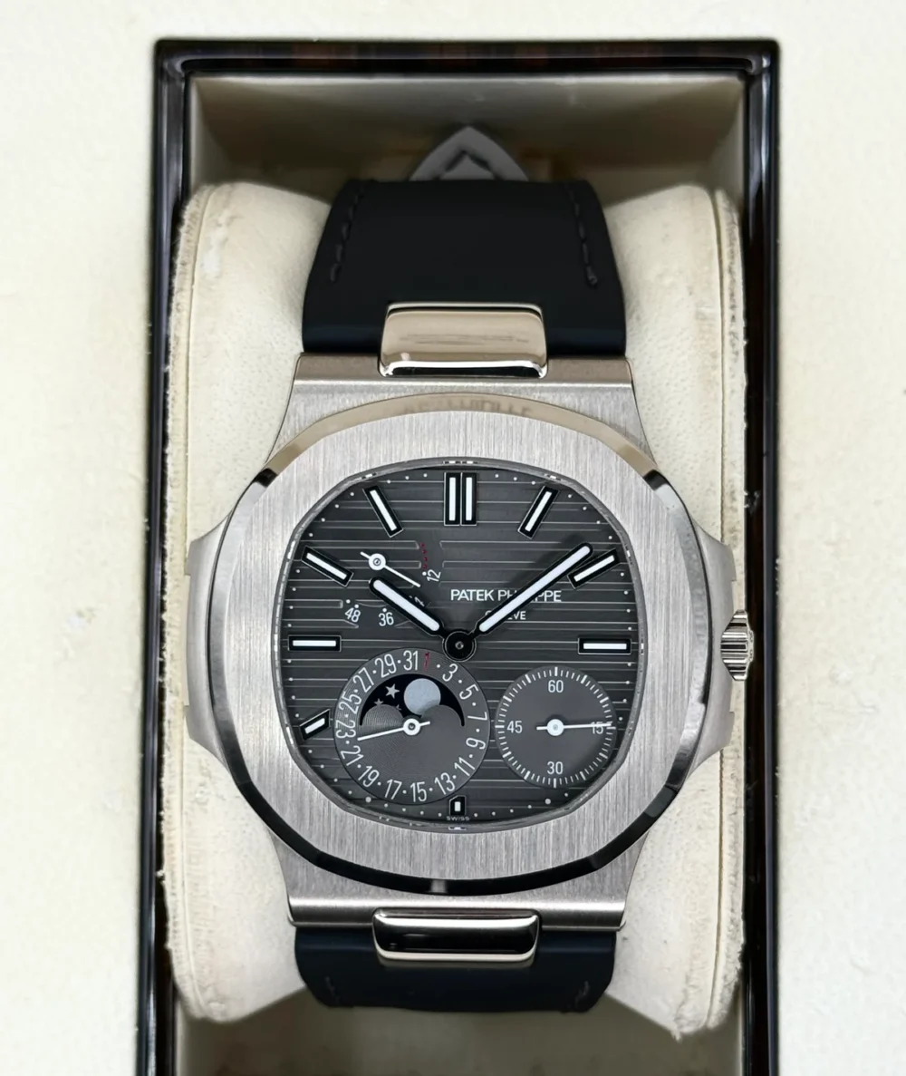 2023 Patek Philippe Nautilus 40mm 5712G White Gold Grey Dial