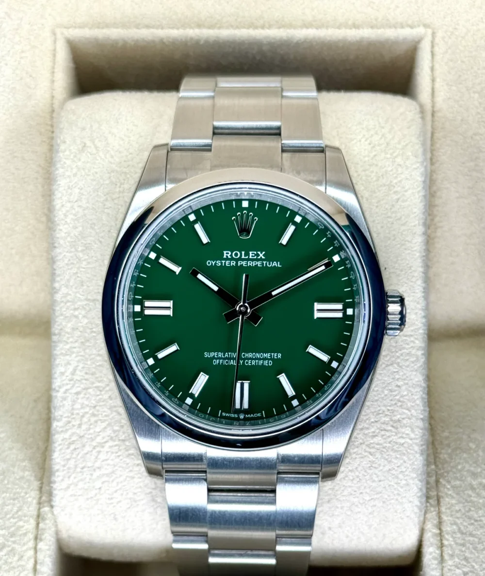 NEW 2023 Rolex Oyster Perpetual 36mm 126000 Green Dial