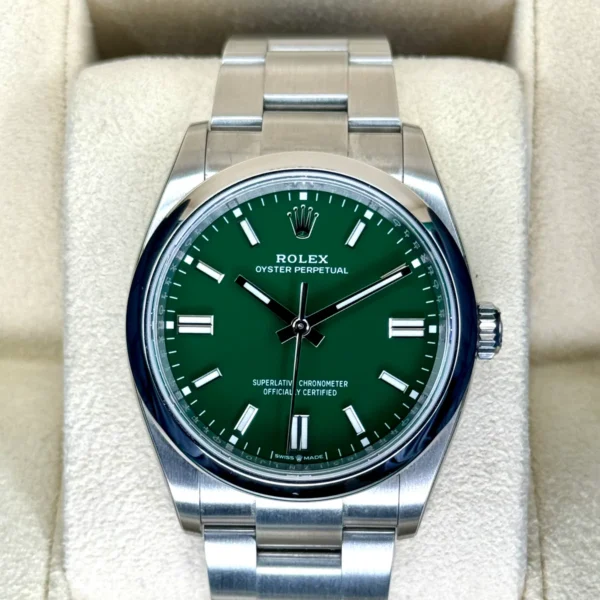 NEW 2023 Rolex Oyster Perpetual 36mm 126000 Green Dial