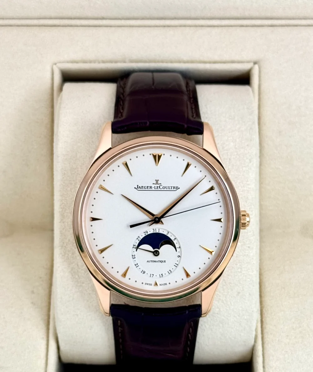 2015 Jaeger-LeCoultre Master Ultra Thin Moon 39mm Q1362520 Beige Dial