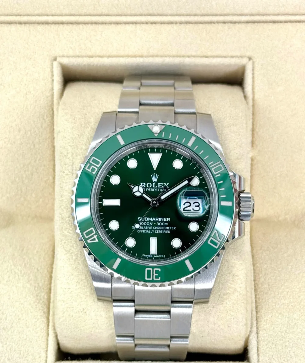 2019 Rolex Submariner “Hulk” 40mm 116610LV Green Dial